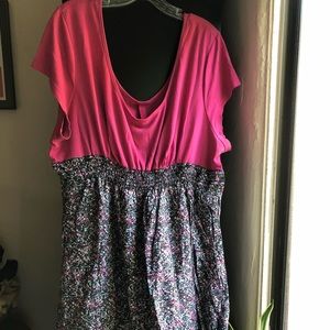 Pure Energy Dress 4 4X pink floral